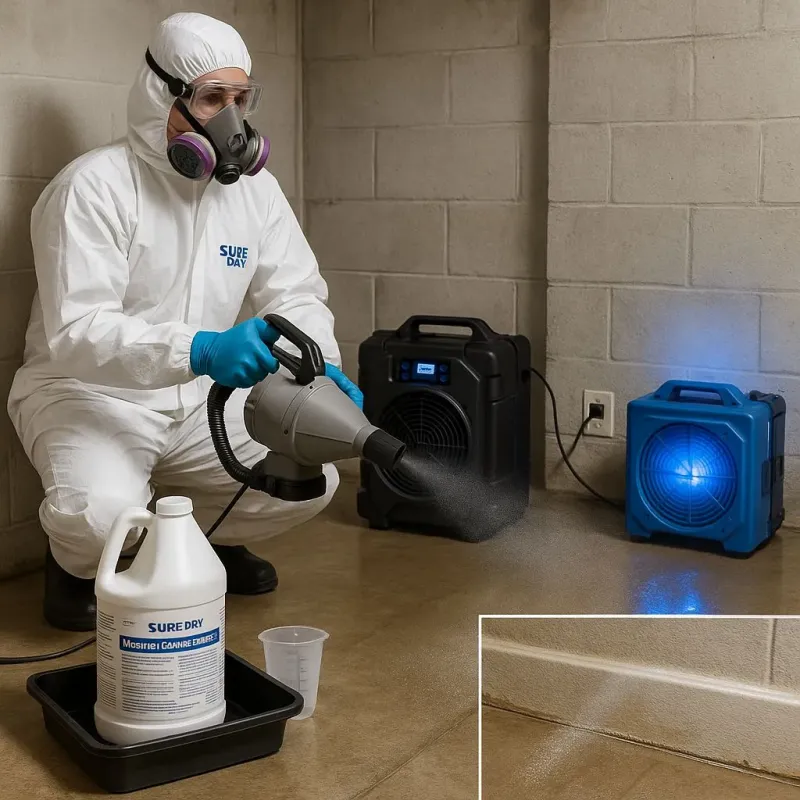 Sanitization and Odor Removal process in Covina, CA